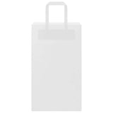 Paper Bags 250 pcs with Handles White 21x11x36 cm 4101841