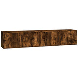 Wall-mounted TV Cabinets 2 pcs Smoked Oak 100x34.5x40 cm 3188371