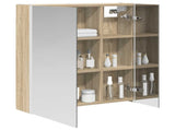 Bathroom Mirror Cabinet Sonoma Oak 63.5 x 15.5 x 70 cm 889241