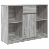 Sideboard with Drawer Grey Sonoma 101x35x76 cm Engineered Wood 861567