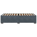 Bed Frame without Mattress Dark Grey 90x190 cm Single Velvet 3284602