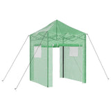 Greenhouse with Pop-up Frame Green 200 x 200 x 300 cm Iron 42006641