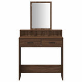 Dressing Table Brown Oak 79 x 41 x 140 cm Engineered Wood 865142
