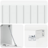 Wall-Mounted TV Cabinet White 98 x 31 x 30 cm Engineered Wood 898385