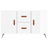 Sideboard High Gloss White 100x36x60 cm Engineered Wood 828142