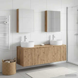 Bathroom Cabinet Set 5 pcs Artisan Oak Engineered Wood 3406454