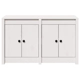Kitchen Cabinet MEPPEL White 106 x 55 x 64 cm Solid Pine wood 868182