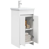 Bathroom Vanity with Sink White 42 x 40 x 84.5 cm 890768