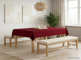 Table Cloth 5 pcs Rectangular Wine Red 140 x 160 cm 42040456