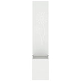 Garden Privacy Screen White 32 x 150 cm Cold-rolled steel 876386
