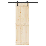 Sliding Door Hardware Kit 152.5 cm Steel Black 4009704