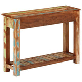 Console Table 110x30x76 cm Solid Wood Reclaimed 376705