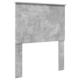 Headboard with Headboard Concrete Grey 80 cm Engineered wood 887817