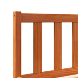 Bed Frame without Mattress Wax Brown 100x200 cm Solid Wood Pine 844807