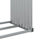Log Holder Green 120x45x140 cm Galvanised Steel 364541