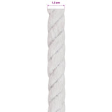 Rope White 1.2 x 1.2 x 5000 cm Cotton 42011863