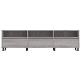 TV Cabinet Grey Sonoma 150x30x44.5 cm Engineered Wood 831306
