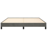 Bed Frame without Mattress Dark Grey Super King Velvet 349852