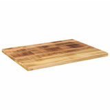 Table Top 70x60x1.5 cm Rectangular Solid Wood Rough Mango 371327