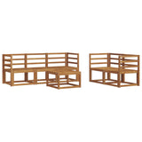 Outdoor Sofa Set 6 pcs Natural Solid Acacia Wood 3365992
