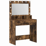 Dressing Table Smoked Oak 75.5 x 41 x 135 cm Engineered Wood 865113
