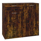 Sideboard Smoked Oak 80x36x75 cm Engineered Wood 815489