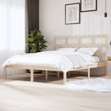 3101228 Bed Frame without Mattress Solid Wood 160x200 cm