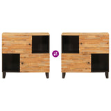 Side Cabinet Brown 80 x 33 x 75 cm Solid Mango Wood 4018323