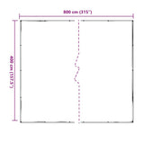 Clear Tarpaulin with Eyelets 4x8 m Polyethylene 4018521
