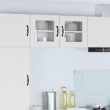 Wall Glass Cabinet LUCCA 2 pcs White 40 x 31 x 40 cm 884835