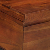 Storage Trunk 110x35x41 cm Solid Acacia Wood 328304