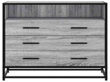 Drawer Cabinet Grey Sonoma 70x41x70 cm Engineered Wood 849087