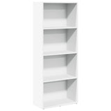 Bookcase White 60x30x152 cm Engineered Wood 857908