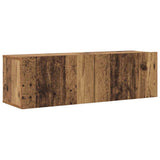 Wall Mounted TV cabinets 6 pcs Old Wood Engineered Wood 3328987