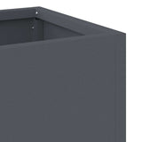 Raised Garden Planter Anthracite 100 x 26 x 82 cm Steel 865878