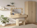 Dressing Table Brown 100 x 40 x 70 cm Engineered Wood 865237