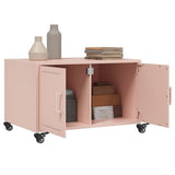 Coffee Table Pink 68x50x43.5 cm Steel 846687
