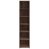 Highboard Brown Oak 40x41x185 cm Engineered Wood 3281672