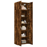 Storage Cabinet Smoked Oak 70x42.5x225 cm Engineered Wood 3281326