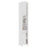 3 Piece Bathroom Furniture Set White Engineered Wood 3056916