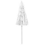 Hawaii Beach Parasol White Polyester Large Tiltable 314701