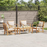 Garden Sofa Set Natural Solid teak wood 3356862