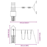 Outdoor Playset Impregnated Wood Pine 3279075