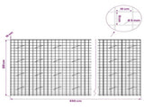 Gabion with 5 mm Wire and 10x10 cm Mesh 650x10x200 cm 3464983