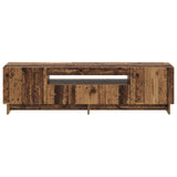 LED TV Cabinet Old Wood Engineered Wood 896033