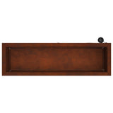 Garden Planter with LED 2 pcs Rusty 30 x 100 x 30 cm 8008125