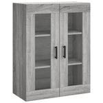 Highboard Grey Sonoma 69.5x34x180 cm Engineered Wood 3198287