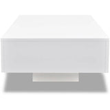 Coffee Table High Gloss White 244021