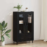Highboard Black Oak 69.5 x 31 x 115 cm Engineered Wood 882543