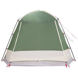 Cabin Tent with Roof Green 8-Person Polyester and Steel 42028575